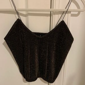 Free people glitter tank top